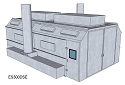 ES300DSE e-Spray Downdraft Side-Exhaust Spraybooth with Heat